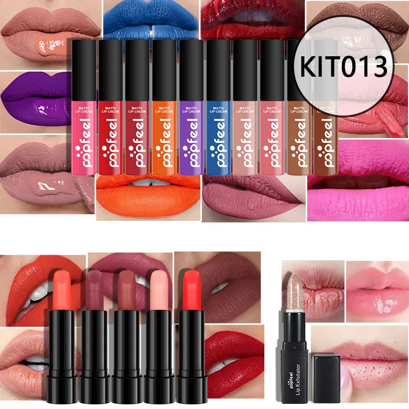 Beginner Makeup Set Basic Eyeshadow Lipstick Foundation Lip Glaze Full Line Makeup Gift Box Mitzvah Lasting Waterproof Cosmetics