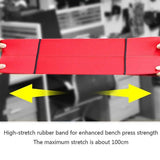 Bench Press Weightlifting Gym Fitness Workout Elbow Elastic Resistance Band