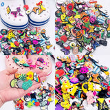 Big Sale Random Sandals Shoe Charms Buckle Clog Cartoon Decorations Boys Girls Garden Shoes Accessories Fit Wristbands