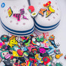 Big Sale Random Sandals Shoe Charms Buckle Clog Cartoon Decorations Boys Girls Garden Shoes Accessories Fit Wristbands