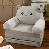 Big Sofas Children Sofa Cute Cartoon Lazy Folding Kids Chair Bed Girl Princess Baby Toddler Dual-purpose Child Seat All Couch