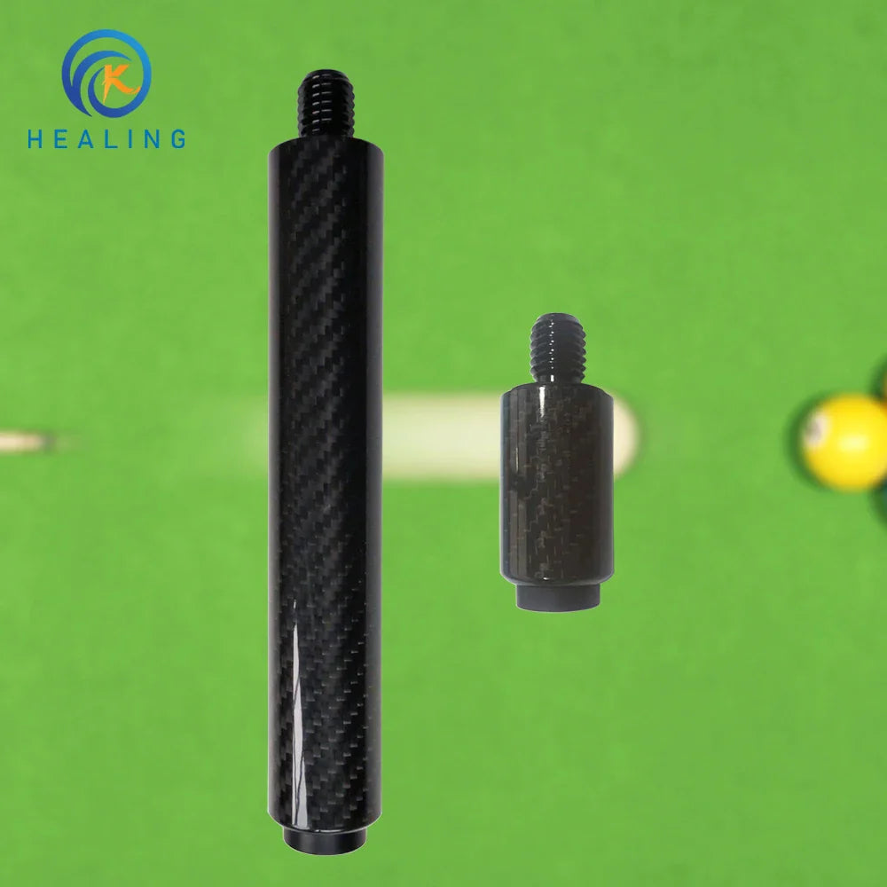 Billiard Extension Carbon Fiber 3K Pattern 7in 2in Pool Cue Lengthening Carom Cue Extension Billiard Accessories