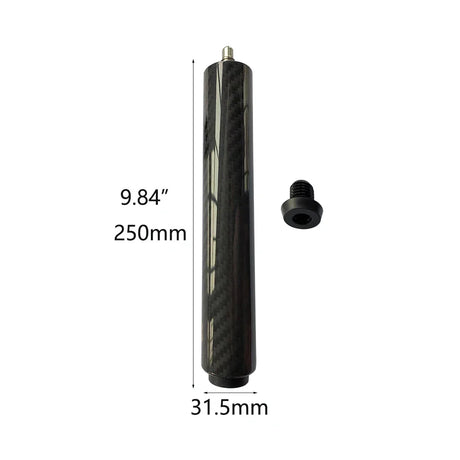 Billiard Extension Carbon Fiber 3K Pattern 7in 2in Pool Cue Lengthening Carom Cue Extension Billiard Accessories