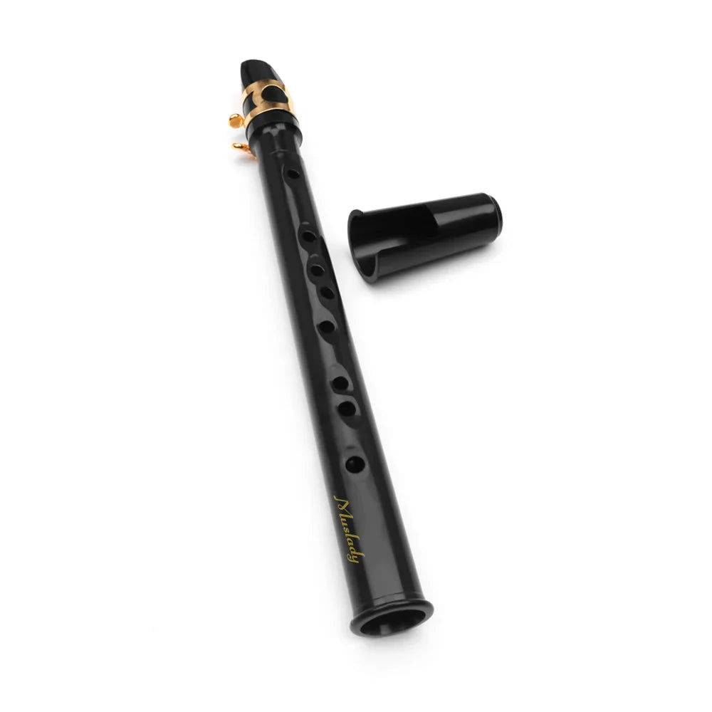 Black Mini Pocket Saxophone Portable Little Sax with Black Carrying Bag Woodwind Instrument Musical Instruments Accessories