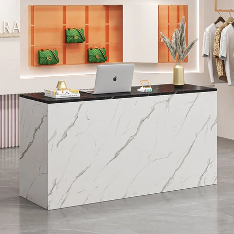 Black Minimalist Reception Desks Nordic Counter Luxury Office Reception Desks Small Modern Mostrador Commercial Furniture