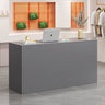 Black Minimalist Reception Desks Nordic Counter Luxury Office Reception Desks Small Modern Mostrador Commercial Furniture