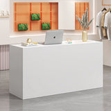 Black Minimalist Reception Desks Nordic Counter Luxury Office Reception Desks Small Modern Mostrador Commercial Furniture