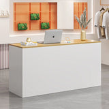 Black Minimalist Reception Desks Nordic Counter Luxury Office Reception Desks Small Modern Mostrador Commercial Furniture