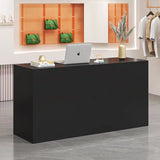 Black Minimalist Reception Desks Nordic Counter Luxury Office Reception Desks Small Modern Mostrador Commercial Furniture