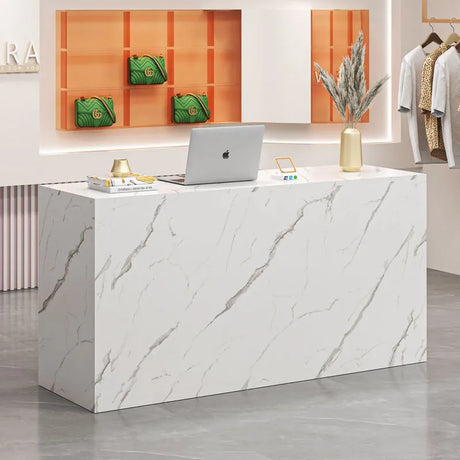 Black Minimalist Reception Desks Nordic Counter Luxury Office Reception Desks Small Modern Mostrador Commercial Furniture