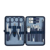 Blue Manicure Tools Set Pro Max Stainless Steel Professional Nail Clipper Kit of Pedicure Paronychia Nippers Trimmer Cutters