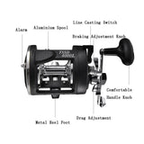 Boat Sea Fishing Reel Trolling Fishing Reel Right Hand Drum Fishing Wheel Precision and Low Noise Fishing Reel for Angler