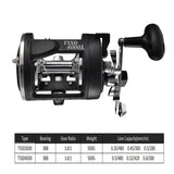 Boat Sea Fishing Reel Trolling Fishing Reel Right Hand Drum Fishing Wheel Precision and Low Noise Fishing Reel for Angler