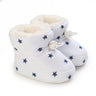 Bobora Winter Baby Boots Infant Girls Boys Warm Snow Boots Fashion Cartoon Print First Walkers Newborn Plush Solid Ball Bootas