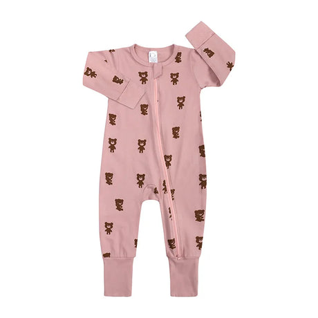 Bodysuits For Infants Girl Sleepwear Romper Newborn Boy Long Sleeve Pajama Cotton Clothes One Piece Baby Overalls 0 To 24 Months