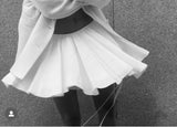 Boho Inspired white Gathered Mini skirt women nex sexy Strappy mini skirt summer cotton sexy hot girl kawaii skirt new