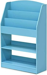 Bookshelf, magazine rack/bookshelf with storage space, suitable for home, living room, bedroom bookshelf