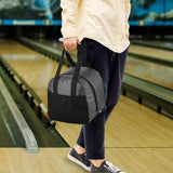 Bowling Bag Portable Bowling Tote Bag With Padded Ball Holder Bowling Ball Bag Shoes Bag Bowling Bag Packs Bowling Accessories