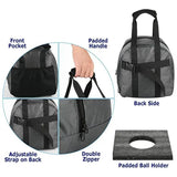 Bowling Bag Portable Bowling Tote Bag With Padded Ball Holder Bowling Ball Bag Shoes Bag Bowling Bag Packs Bowling Accessories