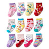 Boys Girls 12 Pairs Cotton Non Slip Socks Newborn Baby 1-3year Anti Skid Soles Floor Unisex Sock for Infants Toddlers Grip Kids