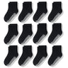 Boys Girls 12 Pairs Cotton Non Slip Socks Newborn Baby 1-3year Anti Skid Soles Floor Unisex Sock for Infants Toddlers Grip Kids