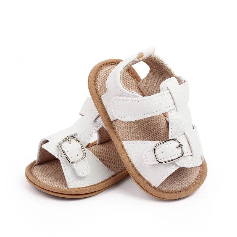 Brand New Infant Baby Girl Sandals Toddler Summer Shoes Newborn Bebes Sandales Rubber Sole Footwear for 1 Year Old Boy Sandalen