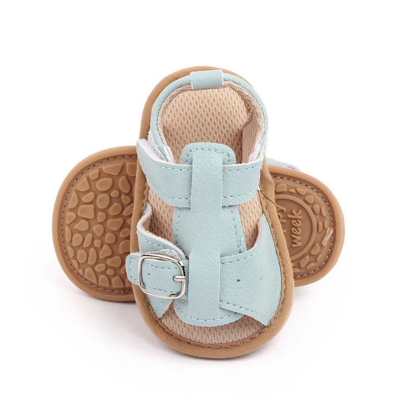 Brand New Infant Baby Girl Sandals Toddler Summer Shoes Newborn Bebes Sandales Rubber Sole Footwear for 1 Year Old Boy Sandalen