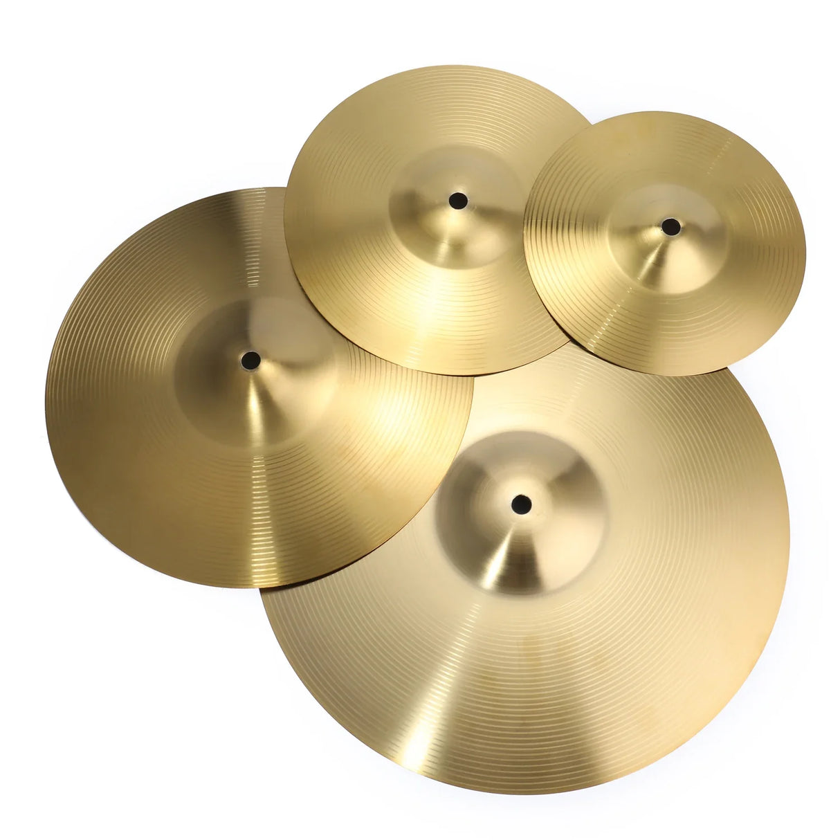 Brass Crash Cymbal Drum Instrument Cymbals Practical Alloy Cymbal for Percussion Instruments Accessories Players Beginners