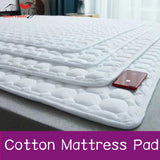 Breathable Antibacterial Cotton Mattress Non-Slip Mat Hotel Thin Mattress Protective Pad Student Dormitory Bed Cotton-Padded