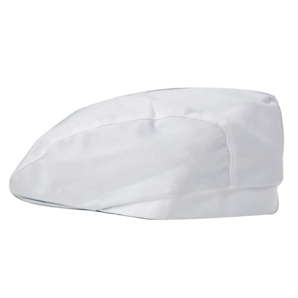 Breathable Chef Caps Cafe Bar Waiter Beret Restaurant Hotel Workwear Kitchen Cook Baking Cap Men Women Forward Cap Chef Uniform