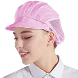 Breathable mesh Both Sexes Workshop Cap Hotel Restaurant Kitchen Cafe Bakery Work Hats Catering Industry Back Kitchen Chef Cap