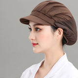 Breathable mesh Both Sexes Workshop Cap Hotel Restaurant Kitchen Cafe Bakery Work Hats Catering Industry Back Kitchen Chef Cap