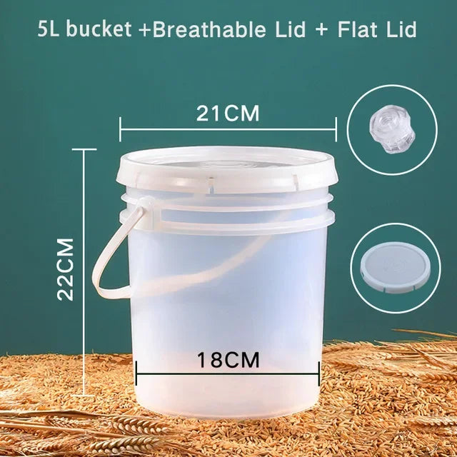 Brewing Kit & Barware Beer Container Wine Equipment For Airlock With Fermenter Making Bucket Fermentation Home