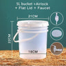 Brewing Kit & Barware Beer Container Wine Equipment For Airlock With Fermenter Making Bucket Fermentation Home