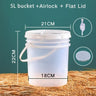 Brewing Kit & Barware Beer Container Wine Equipment For Airlock With Fermenter Making Bucket Fermentation Home