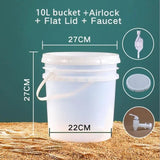 Brewing Kit & Barware Beer Container Wine Equipment For Airlock With Fermenter Making Bucket Fermentation Home