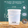 Brewing Kit & Barware Beer Container Wine Equipment For Airlock With Fermenter Making Bucket Fermentation Home