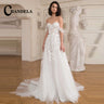 CHANDELA Elegant Wedding Dresses Off the Shoulder Sweetheart Appliques A-Line Bridal Gown Robe De Mariée For Women Custom Made