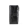 CONTACT'S Genuine Leather Wallets for Women Long Fashion Women's Purses Card Holders Female Bag Zip Coin Purses Women's Wallets