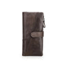 CONTACT'S Genuine Leather Wallets for Women Long Fashion Women's Purses Card Holders Female Bag Zip Coin Purses Women's Wallets