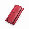 CONTACT'S Genuine Leather Women Wallet Long Fashion Purse Snake Pattern 2 Styles Big Capacity Phone Bag Coin Pocket Card Holder