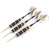 CUESOUL Professional Archer 20/23/26 Grams Steel Tip Darts -- Black Coating Brass Barrels