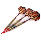 CUESOUL Soft Tip Darts Set with Golden 16g Dart Barrels Eye-Catched,Red  Aluminium Dart Shafts for Dardos Electronico