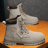 CYYTL Men Boots Winter Casual Shoes Designer Luxury Platform Cowboy Chelsea Tactical Military Work Safety Leather Ankle Sneakers