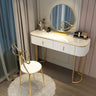 Cabinets Bedroom Tables Luxury Solid Dresser Vanity Dressing Modern Mirror Tables With Makeup Comfortable Bedroom Drawers