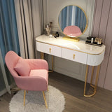 Cabinets Bedroom Tables Luxury Solid Dresser Vanity Dressing Modern Mirror Tables With Makeup Comfortable Bedroom Drawers