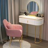 Cabinets Bedroom Tables Luxury Solid Dresser Vanity Dressing Modern Mirror Tables With Makeup Comfortable Bedroom Drawers