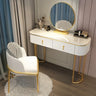 Cabinets Bedroom Tables Luxury Solid Dresser Vanity Dressing Modern Mirror Tables With Makeup Comfortable Bedroom Drawers