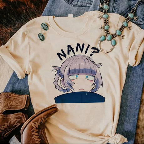 Call of the Night t-shirts women comic graphic summer Tee female streetwear clothes