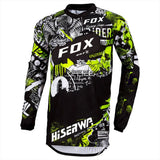 Camiseta Motocross Shirt BAT FOX Downhill Jersey Enduro MTB T-Shirt Mountain Motorcycle Cycling Jersey Maillot Ciclismo Hombre